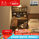 冬木轉角書桌書柜書架一體臥室拐角靠墻L型實木學習辦公折疊電腦桌子 轉角書桌書柜-左右互換|胡桃色 1米