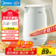 美的（Midea）電熱水壺 2L大容量 1800W大功率速沸 雙層防燙 304不銹鋼無(wú)縫內膽 燒水壺電水壺 SH20M119