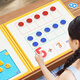 京厽幼兒園十格陣數(shù)學(xué)加減法教具20以內(nèi)數(shù)字啟蒙氏兒童算數(shù)感玩具 20以內(nèi)加減法教具贈玩法說明書