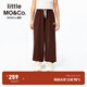 little MO&Co.索羅娜涼感速干 little moco童裝25夏裝新款男女童休閑衛(wèi)褲長(zhǎng)褲 赤棕色 160 160/64