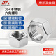 奧展實(shí)業(yè)（AOZHAN）緊固件DIN934德標(biāo)304不銹鋼六角螺母 M8(20個(gè)/袋) 