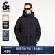 杰克·瓊斯（JACK&JONES） 冬季時尚工裝中長款馬賽克式迷彩寬松連帽羽絨服男裝224412077