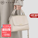 BUGATTI包包女包奢侈品牌2025新款女士單肩斜挎七夕情人節(jié)禮物送女友老婆 米白色
