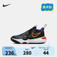 NIKE 耐克童鞋男童籃球鞋TEAM HUSTLE D 11易穿脫魔術(shù)貼兒童運(yùn)動(dòng)鞋