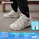 FILA FUSION斐樂(lè )女鞋潮牌文化籃球鞋休閑鞋情侶運動(dòng)鞋斐樂(lè )男女鞋 燕麥色-OM【情侶】 42