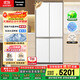 松下（Panasonic）【國家補貼20%】大海豹2.0PRO家用雙開(kāi)門(mén)冰箱十字門(mén)510嵌入式四開(kāi)門(mén)一級能效風(fēng)冷無(wú)霜NR-ED51CMA-W