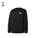 NBA官方正品湖人/勇士/開(kāi)拓者/火箭球場(chǎng)生活秋冬新款男女長(cháng)袖上衣 黑色(洛杉磯湖人) L