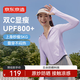 京東京造UPF800+女士針織涼感防曬衣運動夾克外套 淺薰衣草紫-連帽款 L