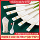 妙得【抖音爆款】景德鎮(zhèn)正品10雙防霉陶瓷筷子耐高溫防潮防滑家用餐具 傾城筷子筒+筷子（送飯勺） 10雙