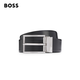 BOSS博斯男士25年冬季新款皮革雙面腰帶 004-黑色 EU:100
