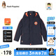 暇步士（Hush Puppies）童裝兒童男小童冬裝新款兒童厚外套保暖舒適三防面料時(shí)尚休閑外套 藏藍(lán) 120 cm