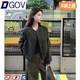 DGOV美式復古灰色短款棒球服外套女秋季款設計感小眾寬松休閑夾克上衣 深灰色zt S 【90斤以?xún)取? title=