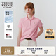 Teenie Weenie【涼感】小熊女裝POLO衫T恤2025夏新款簡(jiǎn)約舒適短袖上衣女裝 糖果粉 S