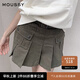 moussy 女裝新品美式學(xué)院風(fēng)工裝百褶裙半身裙女028HAZ30-1741 150軍綠色 M 00002