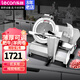 樂(lè)創(chuàng)（lecon） 切片機(jī)商用刨肉機(jī)全自動(dòng)羊肉卷機(jī)肥牛卷切卷機(jī)多功能切肉片機(jī)刨片機(jī)切肉機(jī)臺(tái)式雙電機(jī) 12寸半自動(dòng)