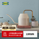 宜家（IKEA）VATTENKRASSE瓦特卡斯防銹灑水壺家用澆花神器長(cháng)嘴園藝壺花桶 灑水壺乳白色/金黃色0.9L
