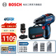 博世（BOSCH） GSR 12V-30 12V鋰電充電式無(wú)刷起子機(jī)電鉆電動(dòng)螺絲刀手電鉆 雙電版（含鉆頭、批頭套裝）