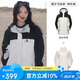 駱駝（CAMEL）戶外沖鋒衣 三合一加絨加厚防水情侶款外套登山服裝 A9W114120-1X