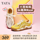 他她（TATA）黃油小熊聯(lián)名休閑厚底板鞋女阿甘德訓(xùn)鞋2025新款 灰/黃 39