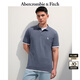 ABERCROMBIE & FITCH【經(jīng)典小麋鹿】男裝25夏季新款通勤POLO衫短袖T恤KI124-5182 藍灰色 M (180/100A)