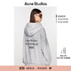 Acne Studios 男女同款 1996字母印花連帽運動(dòng)套頭衫衛衣CI0159 淺灰色 （建議女士選擇小一碼） XS -女 / XXS-男