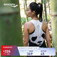 Saucony索康尼熊貓背心吸濕排汗男女運(yùn)動背心輕薄成都城市款跑步背心 白色(女款) M