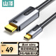 山澤Type-C轉HDMI線(xiàn)雷電4/5轉換器USB-C轉接頭高清4K60/2K144Hz投屏適用手機筆記本平板電腦蘋(píng)果16/15