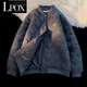 LPOX羽絨棉服女款2025年最新款冬季輕薄棉衣棉襖外套女ins潮原宿港風(fēng) 黑色 高品質(zhì) M 建議90-115斤左右