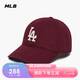 MLB棒球帽子夏季男女鴨舌帽明星虞書欣同款軟頂情侶3ACP6601N-07RDS