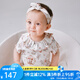 OAK FAMILY夏季初生嬰兒短袖包屁衣棉莫代爾新生兒薄款清涼透氣 睡夢兔 (不含發(fā)帶) 80cm （建議9~18個月 72~80cm）
