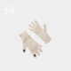 鄂爾多斯1980純羊絨保暖手套女裝通勤舒適針織手套25秋冬新品 杏仁 23cmX8.5cm 1雙 23cmX8.5cm