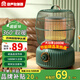 容聲（RONGSHENG）小太陽(yáng)家用桌下鳥(niǎo)籠式取暖器節能小型電暖器宿舍辦公室速熱烤火爐暖腳神器 【墨綠】無(wú)極調溫