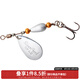 達(dá)億瓦（DAIWA）23新款SILVERCREEK銀溪飛旋 旋轉(zhuǎn)亮片路亞餌復(fù)合亮片 鱒魚餌 銀豆子 4克