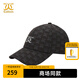 卡賓男裝LOGO滿印棒球帽新款潮牌帽子街頭商場(chǎng)同款3233309007 煤黑色01 均碼