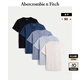 ABERCROMBIE & FITCH男裝25夏季新款5件組合套裝經(jīng)典小麋鹿LOGO短袖T恤KI124-5216 藍色組合裝 S (175/92A)