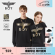 BOY LONDON【經(jīng)典款】冬情侶款logo圓領(lǐng)休閑百搭潮牌衛(wèi)衣N03909 黑色 經(jīng)典款 XL