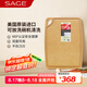 世廚（SAGE）美國進口切菜板抗菌砧板耐高溫案板不傷刀易清洗帶凹槽30*40*1cm