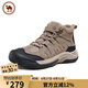 駱駝牌 男士戶外徒步登山鞋休閑高幫鞋 P14W342613 埃爾沙/夜黑色 42 