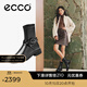 愛(ài)步（ECCO）靴子女 2025新款時(shí)尚經(jīng)典百搭女士牛皮靴子 都市阿姆222083 黑色22208351052 39