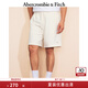 ABERCROMBIE & FITCH【毛圈布短褲】男裝25夏季新款經(jīng)典小麋鹿衛(wèi)褲短褲KI128-5077 奶油白 XL (180/98A)