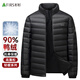 杉杉【90%鴨絨】羽絨服男士輕薄款立領(lǐng)冬季保暖休閑秋羽絨外套女裝