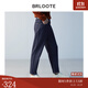 巴魯特（Brloote）百搭牛仔褲男經(jīng)典時(shí)尚直筒舒適透氣休閑褲秋冬 藍色 170/78A