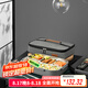 泰福高（TAFUCO）316不銹鋼飯盒上班族大容量便攜便當盒學生餐盤5分隔帶湯碗T5215