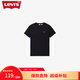 Levi's李維斯25春夏新款情侶簡約休閑時尚寬松LOGO印花短袖T恤 黑色 002U3-0001 L