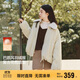 森馬（Semir）羽絨服女插肩袖可脫卸毛領(lǐng)2025冬季oversize花苞外套109725113017