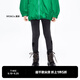 little MO&Co.加絨抑菌 童裝冬季女童褲子彈力打底褲外穿兒童長(cháng)褲 深花灰色2 120 120/53