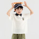 多多家兒童2025夏季運(yùn)動(dòng)小熊刺繡休閑POLO衫男童短袖T恤中大童學(xué)院上衣