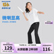 Skechers斯凱奇兒童喇叭褲女童緊身高腰夏季防曬兒童高彈運動(dòng)褲P323G052