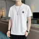 MY-WY國(guó)際潮牌純棉短袖男士t恤夏季薄款2025新款白色衣服夏裝t恤衫 WY005白色純棉 短T XL 適合120-140斤