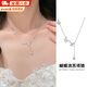 鉑吶苓項(xiàng)鏈 ins風(fēng)碎冰蝴蝶項(xiàng)鏈輕奢小眾高級(jí)感鎖骨鏈送女友閨蜜生日禮物 閃鉆蝴蝶流蘇項(xiàng)鏈
